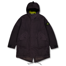 Stone Island Oxford Nylon-TC Fishtail Parika 7100013 - Lead Grey