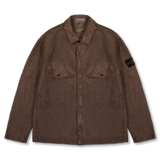 Stone Island Corduroy Terra Effect Overshirt 1200029 - Lead Grey