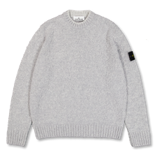 Stone Island Speckled Wool Nylon Jumper 5100031 - Grey Melange