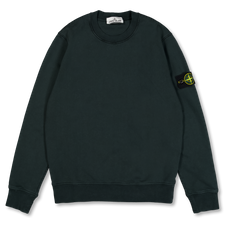 Stone Island Cotton Fleece Sweatshirt 6100060 - Dark Green