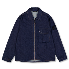 Stone Island Indigo Denim-Rinsed Overshirt 1200002 - Blue Rinse