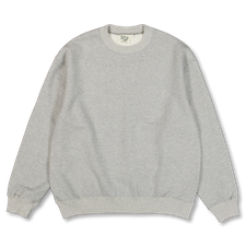orSlow Relaxed Fit Dense-Knit Sweatshirt - Heather Gray