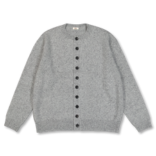 Horses Tweed Cardigan - Cloudy